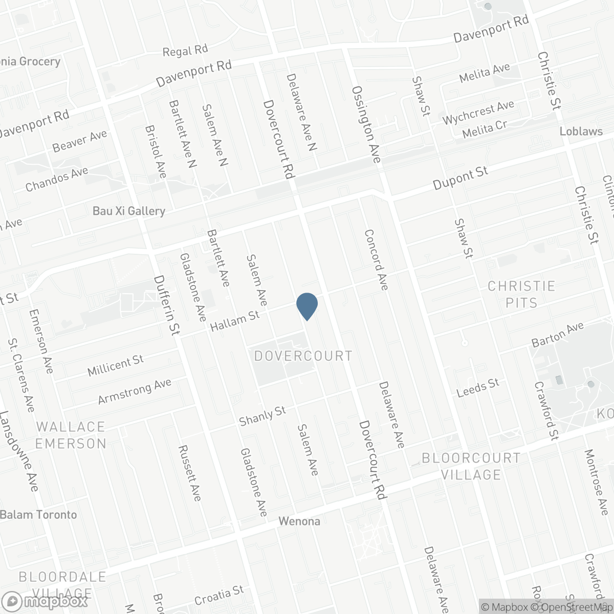 D - 157 HALLAM STREET, Toronto, Ontario M6H 1X3